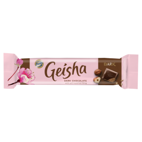 Geisha Hořká čokoláda s oříškovou náplní 37g