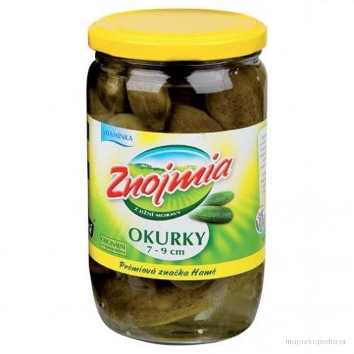 Okurky Znojmia sterilované 7-9 cm 520 g