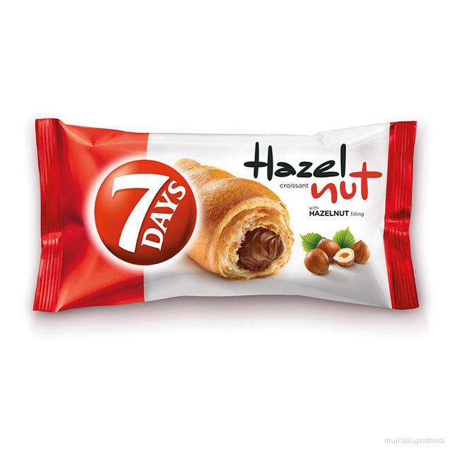 7Days Croissant double lískooříškový - 60g