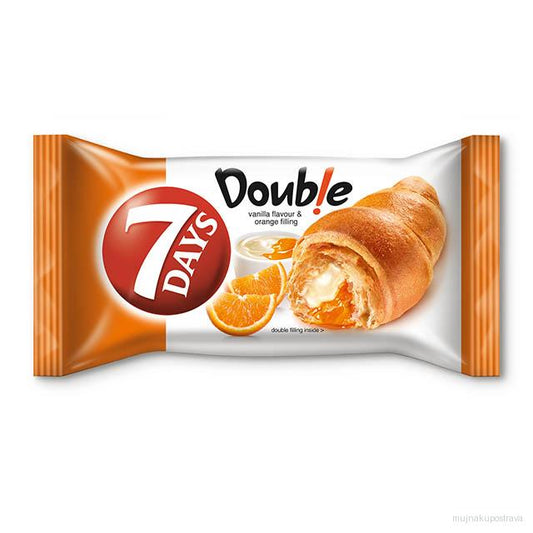 7Days Croissant double vanilka+pomeranč - 60g